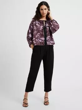 Моно-топ с завязкой спереди Poppy Great Plains, коричневый/мульти