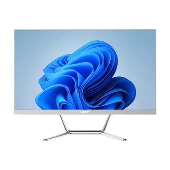 Моноблок Acer Hummingbird A24 All-In-One, 23,8", 16Гб/512Гб+1Тб, Intel N5105, UHD, серебристый
