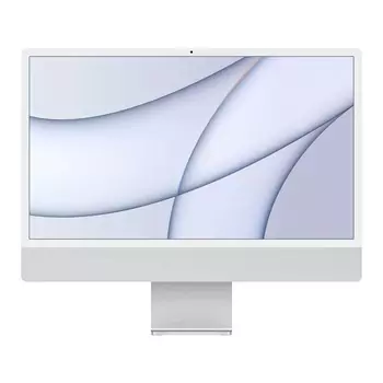 Моноблок Apple iMac 24'' M1 (2021), 8 CPU/8 GPU, 8ГБ/512ГБ, Gigabit Ethernet, Серебристый, английская клавиатура