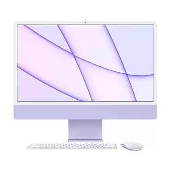 Моноблок Apple iMac 24'' M1 (2021), 8 CPU/8 GPU, 8ГБ/256ГБ, Gigabit Ethernet, Фиолетовый, английская клавиатура