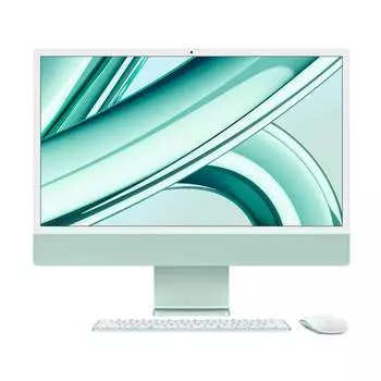Моноблок Apple iMac 24'' М3 (2023), 8 CPU/10 GPU, 8ГБ/2 ТБ, Gigabit Ethernet, Green, английская клавиатура