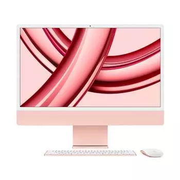 Моноблок Apple iMac 24'' М3 (2023), 8 CPU/10 GPU, 16 ГБ/512 ГБ, Gigabit Ethernet, Pink, английская клавиатура