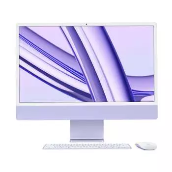 Моноблок Apple iMac 24'' М3 (2023), 8 CPU/10 GPU, 16ГБ/1ТБ, Gigabit Ethernet, Purple, английская клавиатура