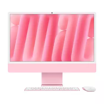 Моноблок Apple iMac 24'' М4 (2024), 10 CPU/10 GPU, 32 ГБ/2 ТБ, Standard glass, Pink, английская клавиатура