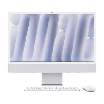 Моноблок Apple iMac 24'' М4 (2024), 10 CPU/10 GPU, 32 ГБ/2 ТБ, Standard glass, Silver, английская клавиатура