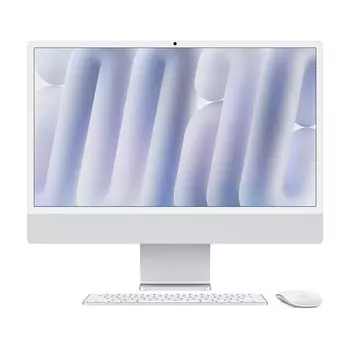 Моноблок Apple iMac 24" М4 (2024), 8 CPU/8 GPU, 16ГБ/1 ТБ, Gigabit Ethernet, Silver, английская клавиатура