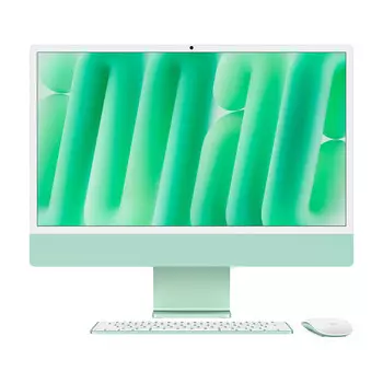 Моноблок Apple iMac 24" М4 (2024), 8 CPU/8 GPU, 24ГБ/1 ТБ, Gigabit Ethernet, Green, английская клавиатура