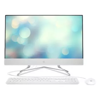 Моноблок HP Bundle AIO 24-DF0170, 23.8 Сенсорный, 12Гб/512Гб, i5-1035G1, белый, английская клавиатура