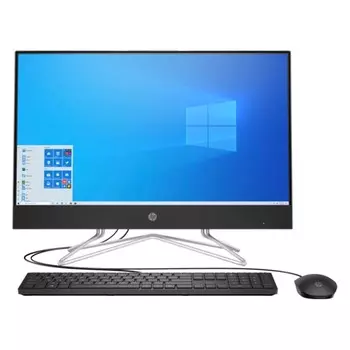 Моноблок HP Bundle AIO 24-DF1103D, 23.8 Сенсорный, 8Гб/1Тб+256Гб, i5-1135G7, черный, английская клавиатура