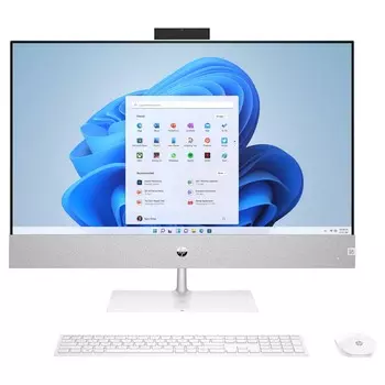 Моноблок HP Star 27", 16Гб/1Тб+2Тб, i7-12700T, GTX 1650, белый, английская клавиатура