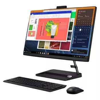Моноблок Lenovo IdeaCentre, 23.8 Сенсорный, 8Гб/1.128Тб, i5-1135G7, MX450, черный, английская/арабская клавиатура