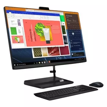 Моноблок Lenovo IdeaCentre AIO 3, 27, 8Гб/1Тб, i7-1165G7, GeForce MX450, черный, английская/арабская клавиатура