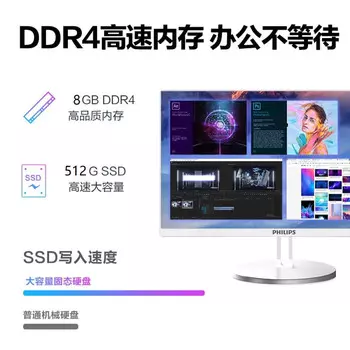 Моноблок Philips 23,8" Intel J4125, белый