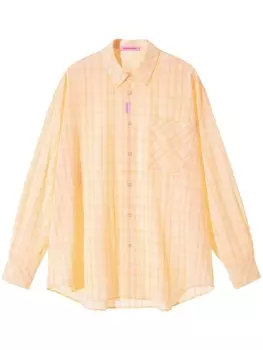 MONOCHROME рубашка в клетку, желтый