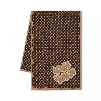 Монограмма Craggy Палантин Louis Vuitton, коричневый