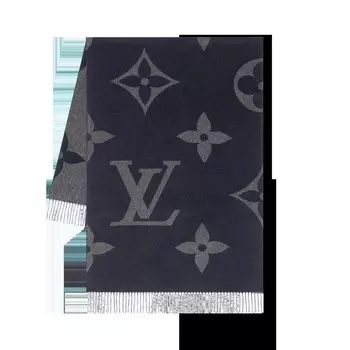 Монограмма гигантский шарф Louis Vuitton, синий