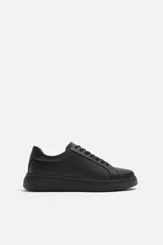 Монохромные массивные кроссовки ZARA, черный