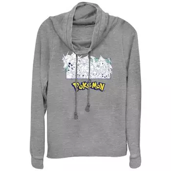 Монохромный пуловер с изображением группового портрета Pokmon для юниоров Licensed Character