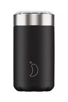 Монохромный термоконтейнер объемом 500 мл. Chillys, черный