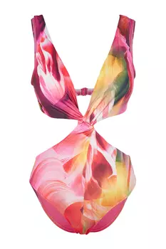 Монокини - Многоцветный - Однотонный Trendyol, разноцветный