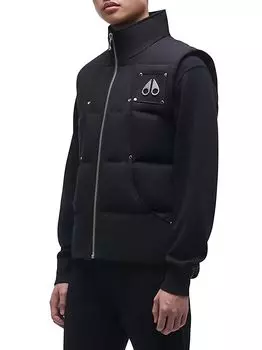 Монреальский стеганый жилет Moose Knuckles, черный