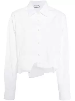 Monse деконструированная поплиновая рубашка, нейтральный цвет