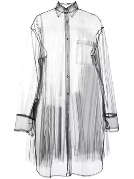 Monse рубашка со складками, черный