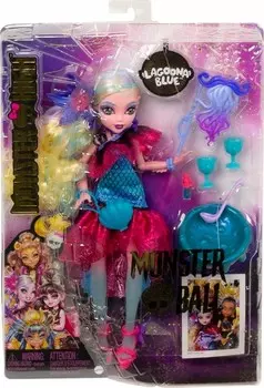 MONSTER BALL MONSTER HI DOLL Лагуна Блю в праздничном наряде Mattel