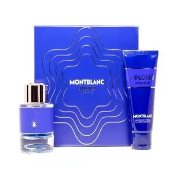 Montblanc Explorer Ultra Blue Eau de Parfum Spray 60 мл и DG 100 мл Набор для мужчин