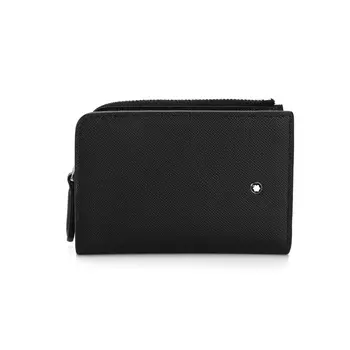 MONTBLANC Кожаный кошелек унисекс черный