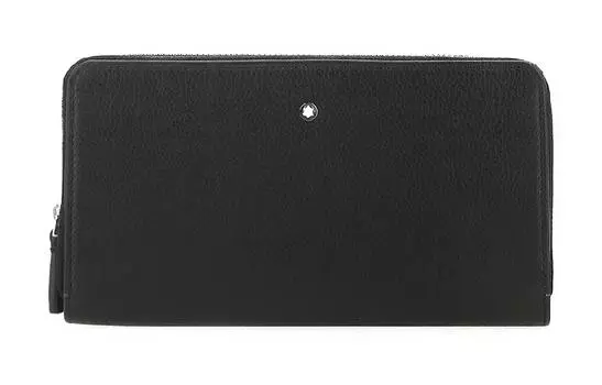 MONTBLANC Кожаный кошелек унисекс, черный, стандартный