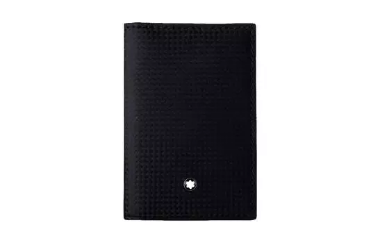 MONTBLANC Кожаный мужской кошелек, черный