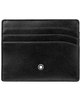 Montblanc Meisterstck мужской кожаный визитница черного цвета Montblanc, черный