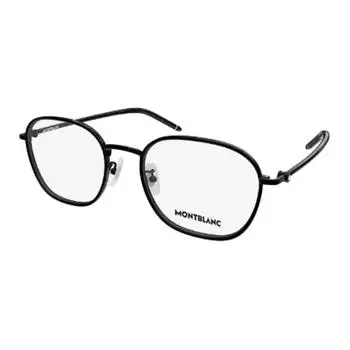 MONTBLANC Металлические квадратные оправы для очков, литье под давлением, унисекс, черные