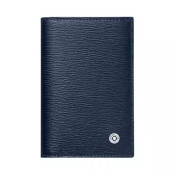 MONTBLANC Мужской кошелек из коровьей кожи, синий