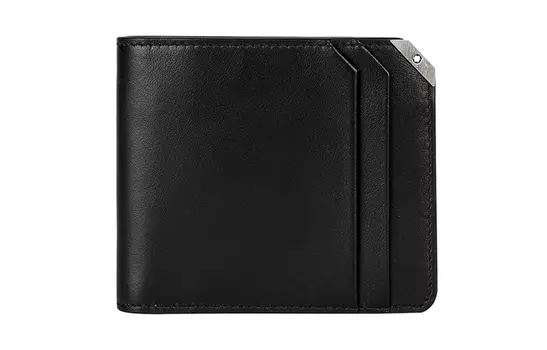 MONTBLANC Мужской кожаный кошелек Meisterstuck, черный