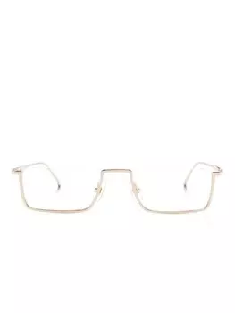 Montblanc очки в полуободковой оправе, золотой