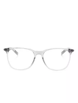 Montblanc очки в прозрачной квадратной оправе, серый