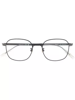 Montblanc очки в прямоугольной оправе, черный