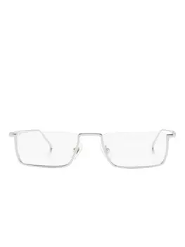 Montblanc очки в прямоугольной оправе, серый