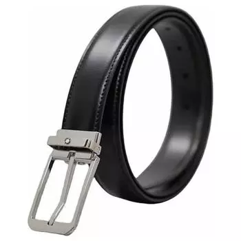 MONTBLANC Ремень из коровьей кожи мужской черный