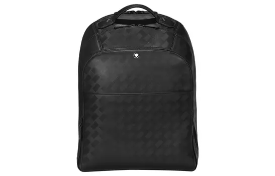 MONTBLANC Рюкзак-туба из коровьей кожи унисекс, черный