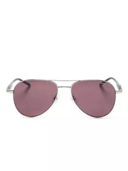 Montblanc солнцезащитные очки-пилоты, черный