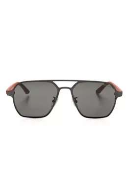 Montblanc солнцезащитные очки-пилоты, серый