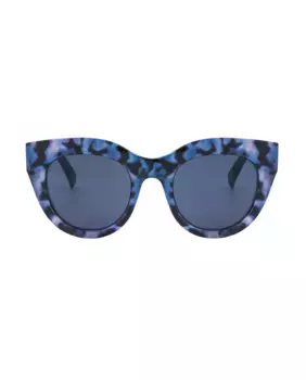 Montsaint макси женские солнцезащитные очки с животным принтом, синий