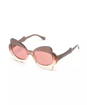 Монументальные солнцезащитные очки H29 Gate Fade Fade Marni, коричневый