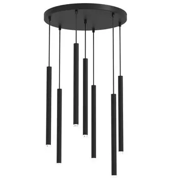 Monza Black 7Xg9 Max 8W Светодиодный подвесной светильник Потолочный светильник Потолочный светильник Подвесной светильник Milagro