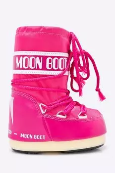 Moon Boot - Детские зимние ботинки из нейлона Bouganville, розовый