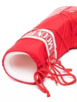 Moon Boot дутые сапоги Icon, красный