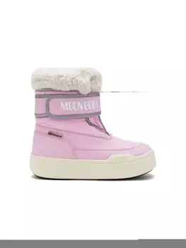Moon Boot Kids Park зимние ботинки на плоской подошве, розовый
